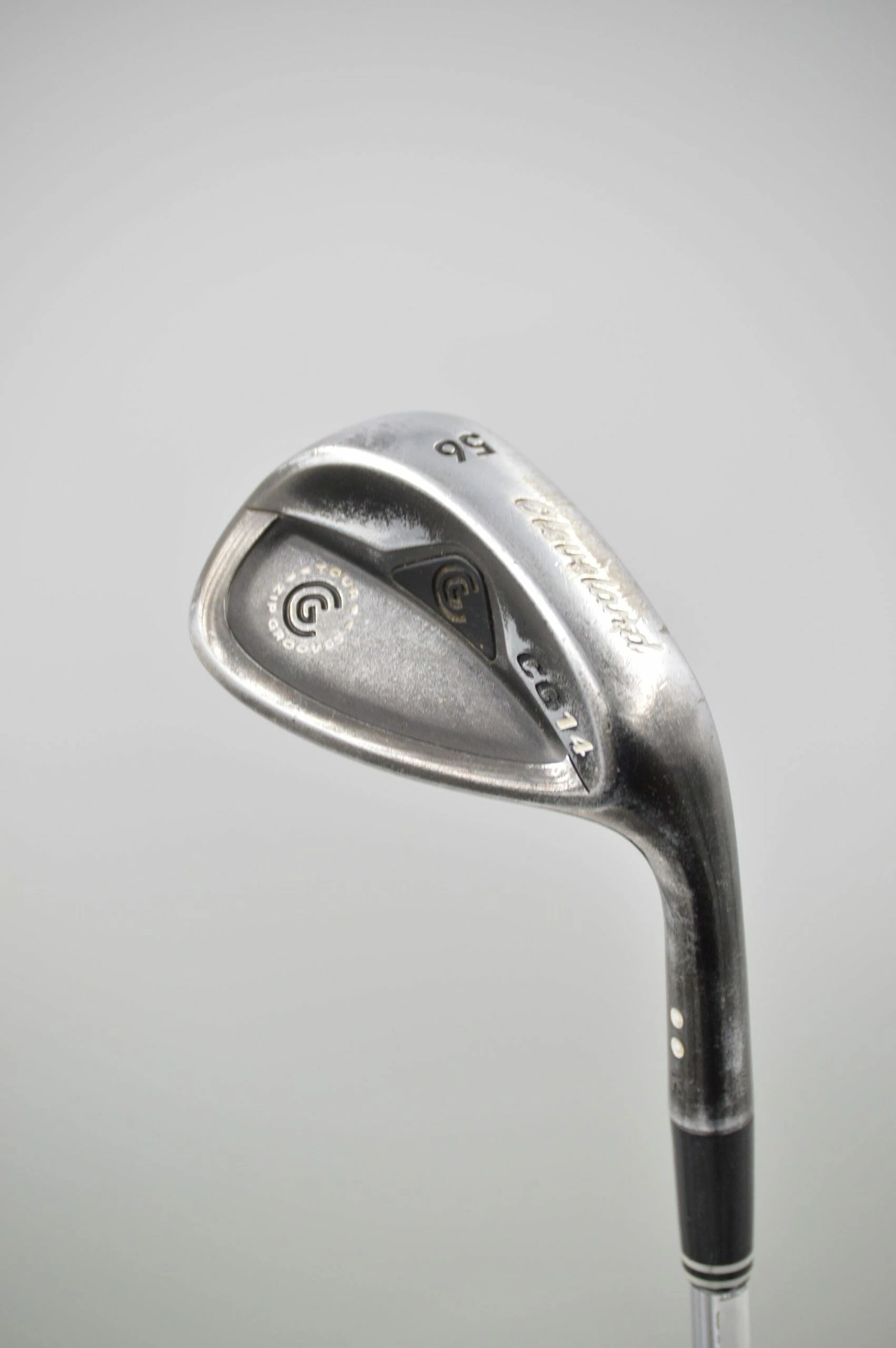 GolfRoots Cleveland CG14 Satin Chrome Tour Zip 56 Degree Wedge Wedge Flex 3 GolfRoots Cleveland CG14 Satin Chrome Tour Zip 56 Degree Wedge Wedge Flex